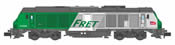 French Diesel Locomotive Class BB-75000 SNCF FRET n°475058 - Era V-VI